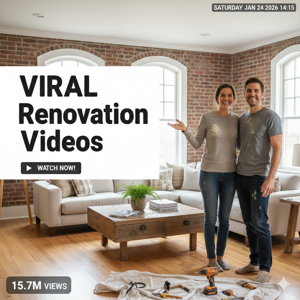 How I Make VIRAL Renovation Videos Using ONLY AI