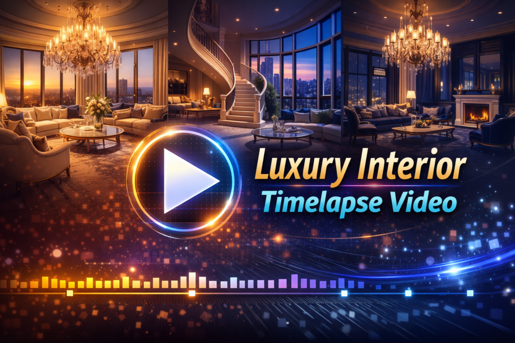 How To Make Luxury Interior Timelapse Video With AI