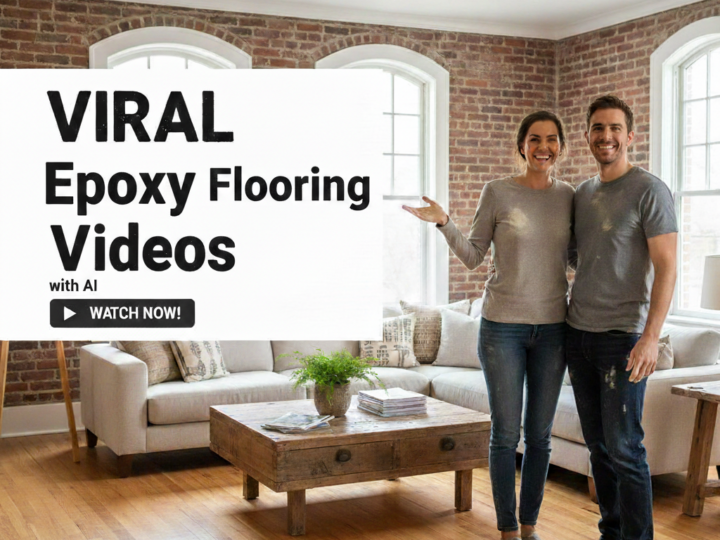 How to Create Viral Epoxy Flooring Videos with AI (No Camera Skills Needed)